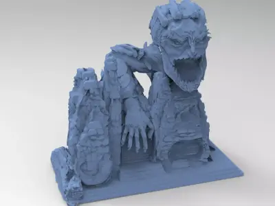 Ghost castle 1 sculpture 3D model