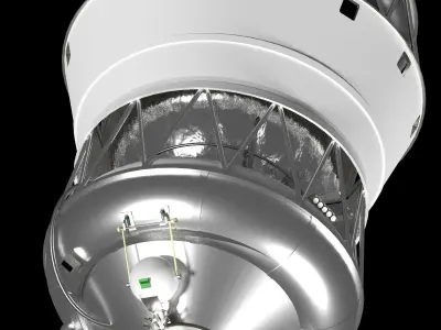 Blok DM upper stage 3D model