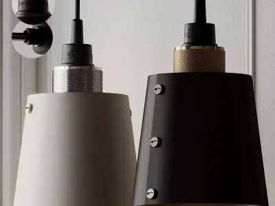 HOOKED 1 SMALL Pendant from Buster and Punch 3D model