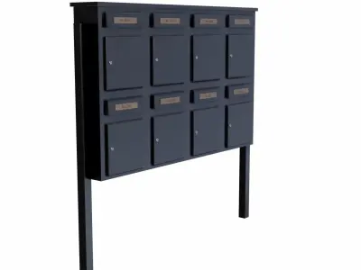 The big mailbox Low-poly 3D model