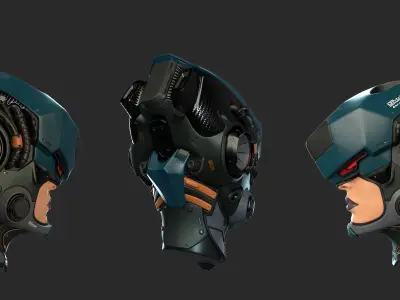 Helmet 03 02 3D model