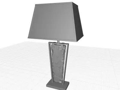 Yosemite Medieval Table Light Lamp 3D model