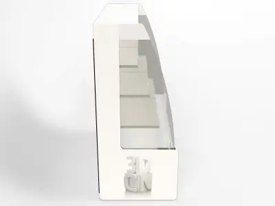 Chiller cabinet shop display  Low-poly 3D model
