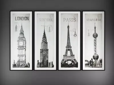 Picture Frames 3D model