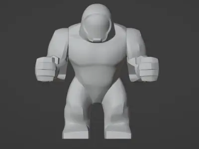 Lego Darkseid 3D print model