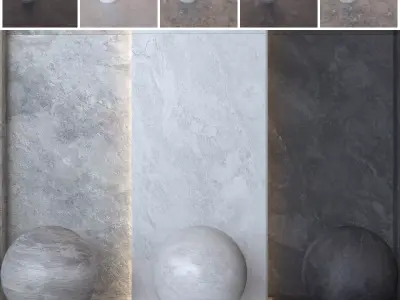 Porcelanosa Image Slate-Effect Porcelain Tiles -Set of 19 Texture