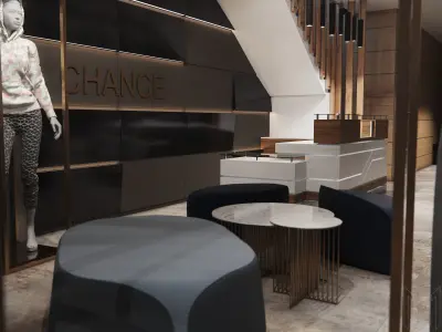 clothes shop 3D model