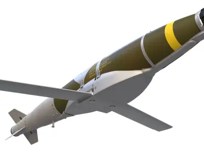 GBU-62 JDAM-ER Low-poly 3D model