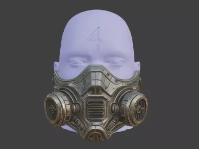FUTURE GAS MASK 3D print model