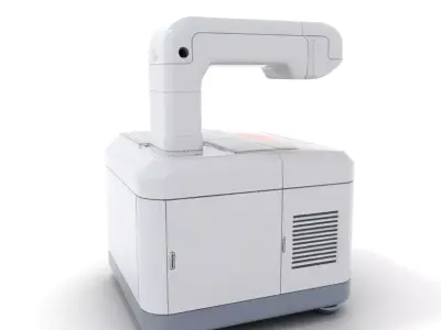 CleanRay Projector Model Pack with Adjustable Arm Low-poly 3D model