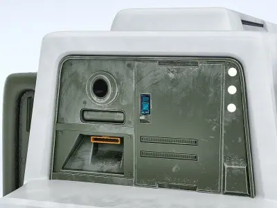 Sci-Fi Seat 3D model