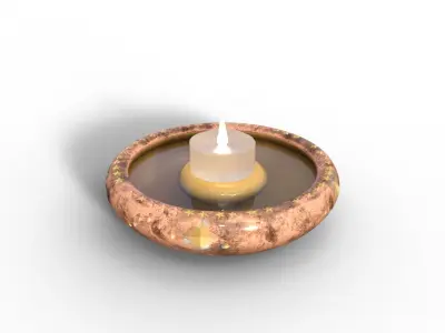 Tribal House Props Low-poly 3D model