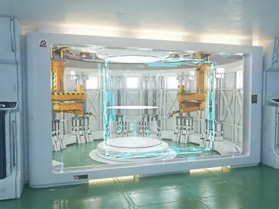  Eva Space Station Interior 