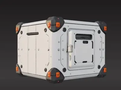 sci-fi box capsule 3D print model purchase
