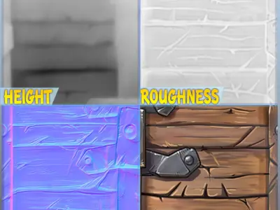 Stylized Wood Seamless Texture Texture shop