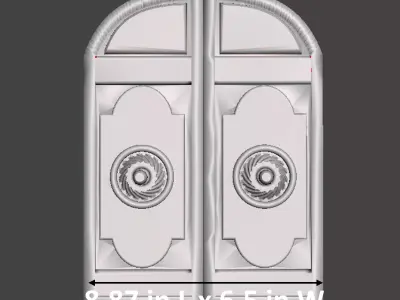Decorative Doors 3D print model