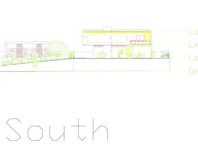 Modern Garden House 3D model