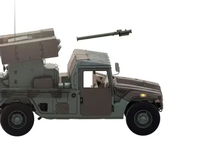 BXD10  withType 93 Surface-to-air missile 3D model