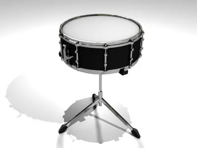 Drum Set tube with telescope 3D model