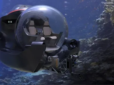  Compact SEA Aurora 3C Research Submarine Black 