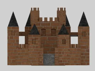Blender 3D model Castle Free 3D model