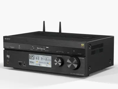 Sony STR-DN1080 network AV receiver Low-poly 3D model