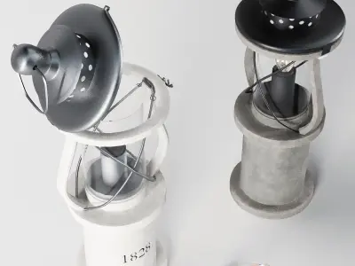 Lewiston Vintage Table Lamp 3D model