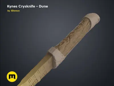 Kynes Crysknife - Dune 3D print model