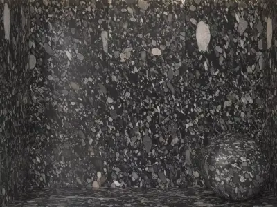 Black marinace marble 3D model