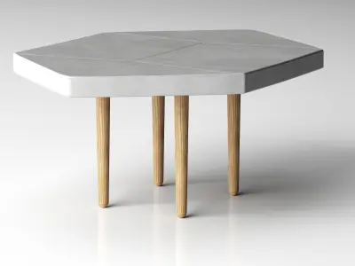 Coffee Table - High Quality Furniture 06 Low-poly 3D model