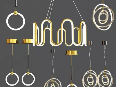 Ceiling Light Collection 3D model