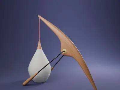 Rispal table lamp 3D model