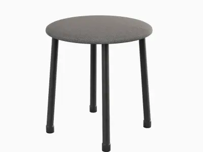 Steel Stool C 03 3D model