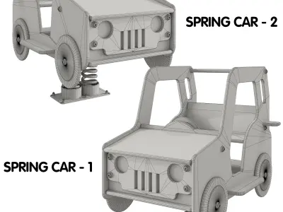 Spring rocking machines 2 3D model