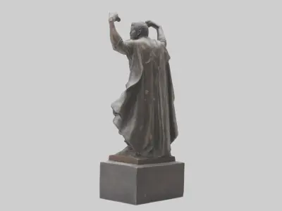 The Strength of Freedom statue model 3D model