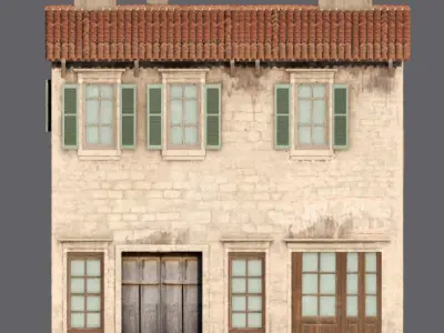 Mediterranean house 3D model
