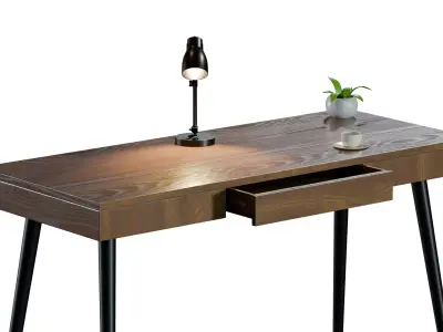 Office Desk 3D model 2