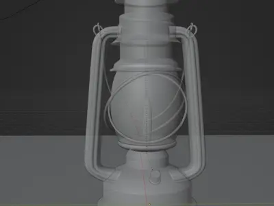 Lantern model for blender 3D model