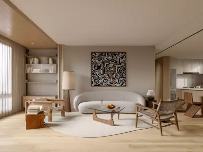 apartment interior scenes        3D model 16
