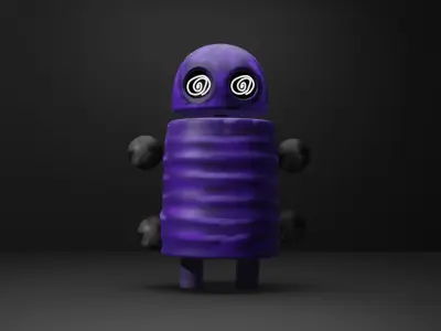 PAINTED  ROBOT  3D model