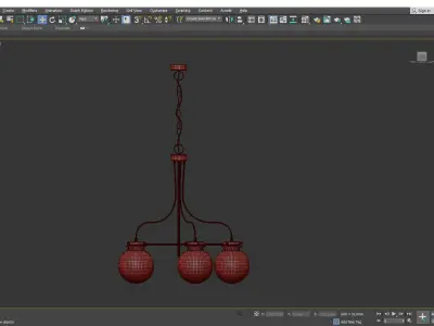 Centauri Chandelier Low-poly 3D model