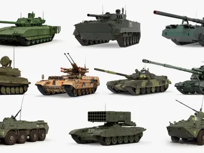  Russian Tanks Rigged Collection 5 