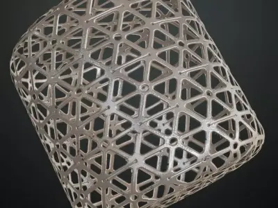 Silver Metal Plate Transparent PBR Seamless Texture