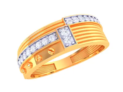 Women Ring  Render 3dm STL OBJ FBX Details 3D print model 144