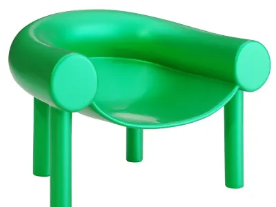 Konstantin Grcic Low-poly 3D model