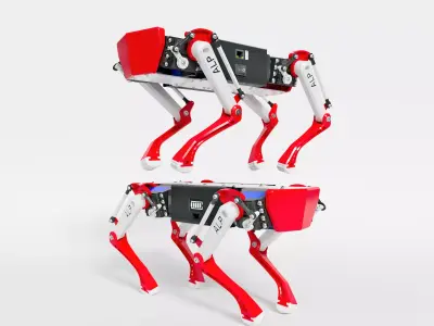 mechanical dog 3D model