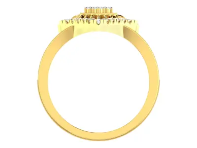 Women Ring  Render 3dm STL OBJ FBX Details 3D print model 429