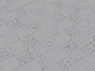 Terrazzo Mosaic Checker Tiles PBR Texture  Texture