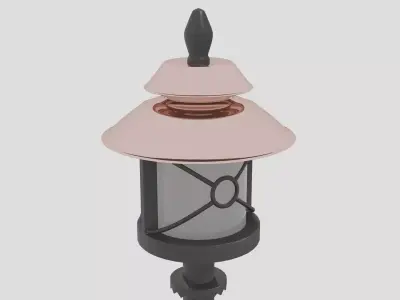 garden lamp 3D model buy