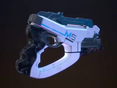 M-5 Phalanx Mass Effect 2 3D model